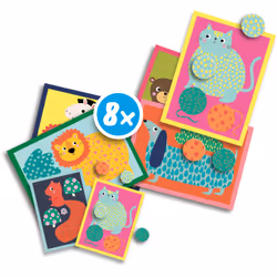SES Creative My First - Autocollants imprimé animal
