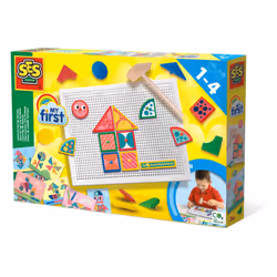 SES Creative My First - Jeux de Tap Tap fantaisie, 1 an(s), Carton, Multicolore