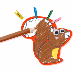 SES Creative Animaux en pinces à linge