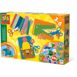 SES Creative J’apprends à découper pas à pas, Kit de loisirs créatifs pour enfants, 3 an(s), Carton, Multicolore