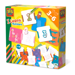SES Creative J’apprends les chiffres, 3 an(s), Carton, Multicolore