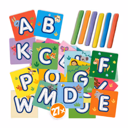 SES Creative J'apprends l'alphabet avec pâte à modeler