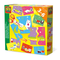 SES Creative J’apprends à découper - Puzzle d’animaux