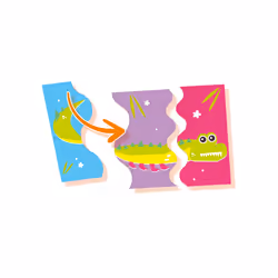 SES Creative J’apprends à découper - Puzzle d’animaux