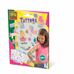 SES Creative Tatouages pour enfants - Contes de fées, Multicolore, Enfants, Garçon/Fille, 3 an(s), 12 an(s), 200 mm
