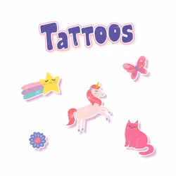 SES Creative Tatouages pour enfants - Contes de fées