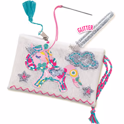 SES Creative Pochette à broder - Licorne