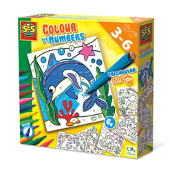 SES Creative Coloriage par numéros - Crayons feutre