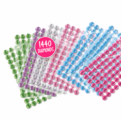 SES Creative Mosaïque de Diamants - Animaux joyeux