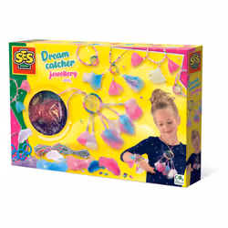 SES Creative Bijoux attrape-rêves, Kit de fabrication de bijoux pour enfants, 5 an(s), Carton, Multicolore