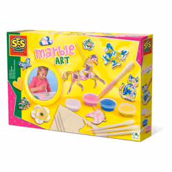 SES Creative L’art du marbre, Kit de loisirs créatifs pour enfants, 5 an(s), Multicolore