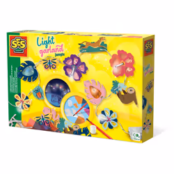 SES Creative Guirlande lumineuse de la jungle, Kit de loisirs créatifs pour enfants, 6 an(s), Batteries requises