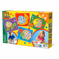 SES Creative J'apprends la mosaïque, 3 an(s), Multicolore