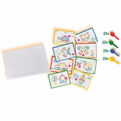 SES Creative Tableau mosaïque, 100 pièce(s), 3 an(s), Garçon/Fille, Enfant, Couleurs assorties, Pays-Bas