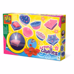 SES Creative Bougies parfumées à fabriquer toi-même, Carré, Ovale, Tasse, Cœur, Étoile, Multicolore, Fille, 6 an(s), 12 an(s) ...