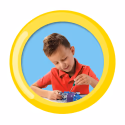 SES Creative Kit de construction de dinosaures en métal - Tricératops et spinosaure