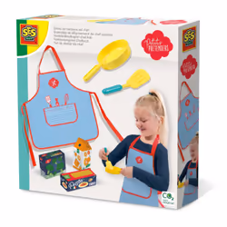 SES Creative Petits Pretenders Ensemble de déguisement de chef cuisinier, Cuisine et alimentation, 3 an(s)