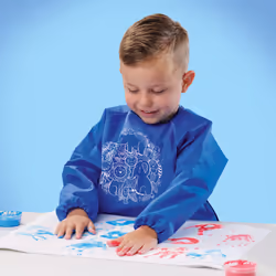 SES Creative Kit de peinture au doigt avec tablier Eco - 100% recyclé - Vue supplémentaire 5