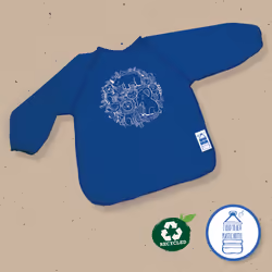 SES Creative Kit de peinture au doigt avec tablier Eco - 100% recyclé - Vue supplémentaire 7