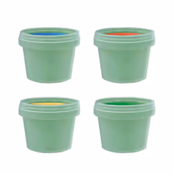 SES Creative Peinture à doigts 4 couleurs