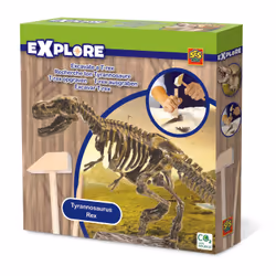 SES Creative Explore Recherche ton Tyrannosaure, Kit d'expériences, Paléontologie, 4 an(s), Multicolore