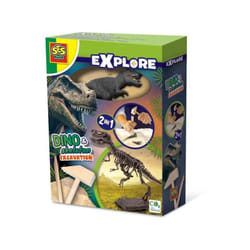SES Creative Explore Recherche ton dinosaures et de squelettes 2 en 1 - T-rex
