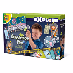 SES Creative Explore Inspector You - Résous cinq affaires criminelles, 8 an(s), Multicolore