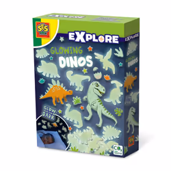 SES Creative Dinosaures luisants, Carton, Multicolore, Dinosaure, Chambre d'enfant, Garçon/Fille, Enfant