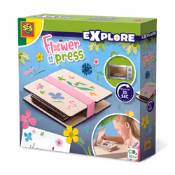 SES Creative Presse-fleur 20 sec., Kit de loisirs créatifs pour enfants, 5 an(s), Carton, 3 pièce(s)