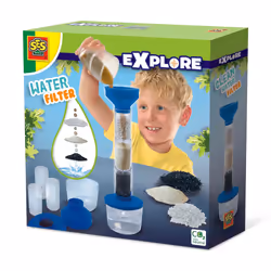 SES Creative Explore Filtre à eau, Kit d'expériences, Chimie, 8 an(s), Multicolore