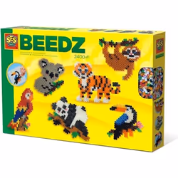 SES Creative Beedz Perles à repasser - Animaux de la jungle, 2400 pièce(s), 5 an(s), Garçon/Fille, Enfant, Multicolore, Pays- ...