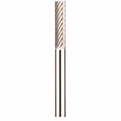 Dremel Fraise en carbure de tungstène à bout carré 3,2 mm, Dremel, Aluminium, Laiton, Brique, Fonte, Bois dur, Cuir, Plaque d ...