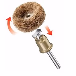 Dremel EZ SpeedClic : polissoirs abrasifs de finition grain 180 et 280, Disque de polissage, 3,2 mm, 2,5 cm