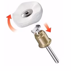 Dremel EZ SpeedClic : disque de polissage tissu.