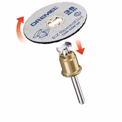 Dremel EZ SpeedClic : pack de 5 disques à tronçonner pour la découpe des métaux.
