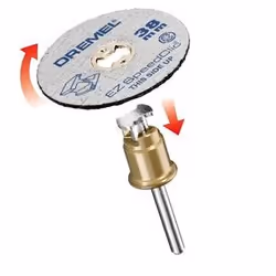 Dremel EZ SpeedClic : pack de 12 disques à tronçonner pour la découpe des métaux.