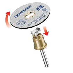 Dremel EZ SpeedClic : pack de 12 disques à tronçonner pour la découpe des métaux.