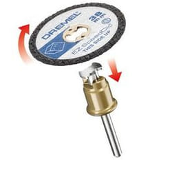 Dremel EZ SpeedClic : disques à tronçonner pour plastiques