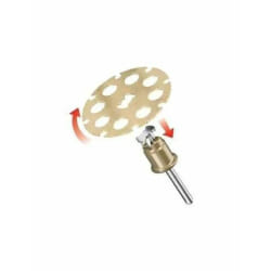 Dremel EZ SpeedClic : disque à tronçonner pour la découpe du bois.