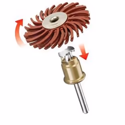 Dremel EZ SpeedClic : brosse abrasive fine grain 220