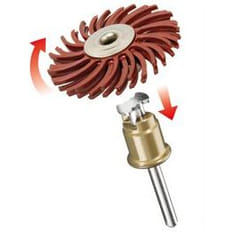 Dremel EZ SpeedClic : brosse abrasive fine grain 220
