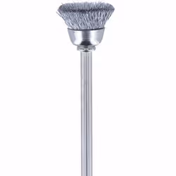 Dremel Brosse en acier, Brosse de ponçage, Laiton, Cuivre, Dremel, 44,5 mm
