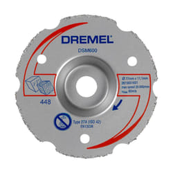 Roue de coupe affleurante carbure polyvalente Dremel 2615S600JB; 77 mm