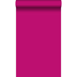 Origin - papier peint uni rose bonbon Wallcoverings