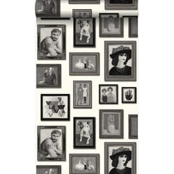 Origin - papier peint motif pictural noir et blanc Wallcoverings
