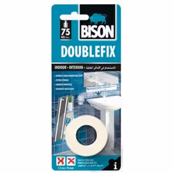 Ruban adhésif double face Bison 1493045 Double Fix; 19 mm; 1,5 m