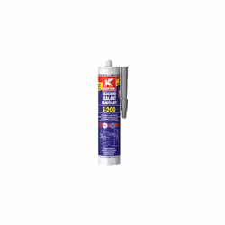mastic silicone sanitaire - griffon s-200 - base acrylique - gris - cartouche de 300 ml - griffon 6315513
