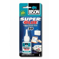 La colle Bison 6301793 Super Glue; 20 g