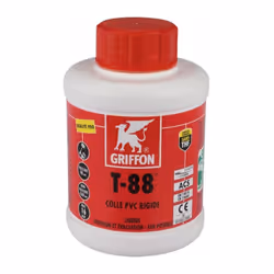 Griffon - Colle liquide pvc rigide T-88 - Bidon 500ml
