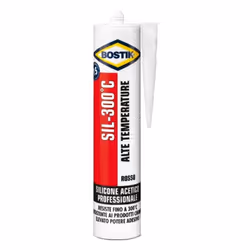 Bostik Professional Mastic silicone résistant à la chaleur 300 ml D2645 Le mastic silicone professionnel Bostik résiste à la  ...